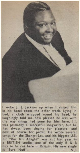 cutting of j.j.jackson soul singer